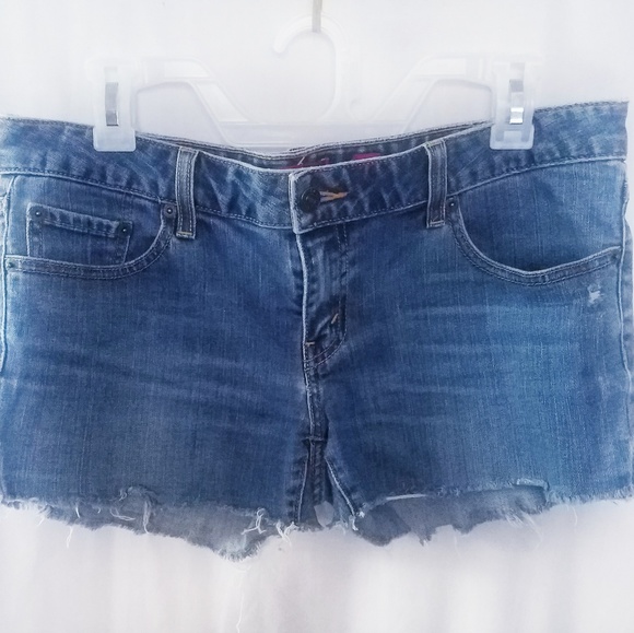 Levi Strauss Denim Jean 833 Skinny fray hem cutoff